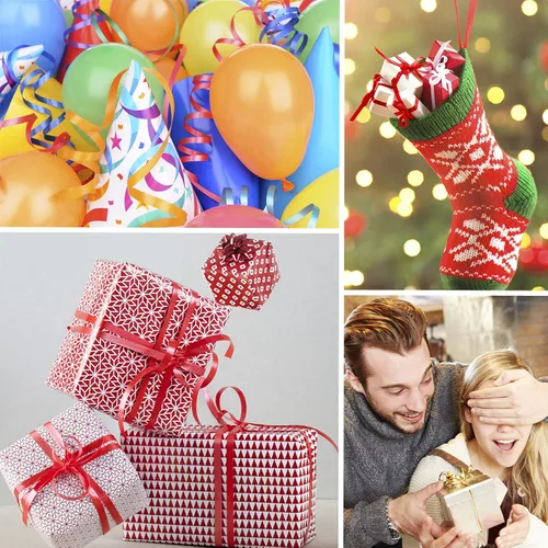 Miniatura 2 de WELTOKE 27 rollos de cinta rizadora de globos, cinta de envoltura de regalo para envolver, manualidades, bodas, fiestas, festivales, flores