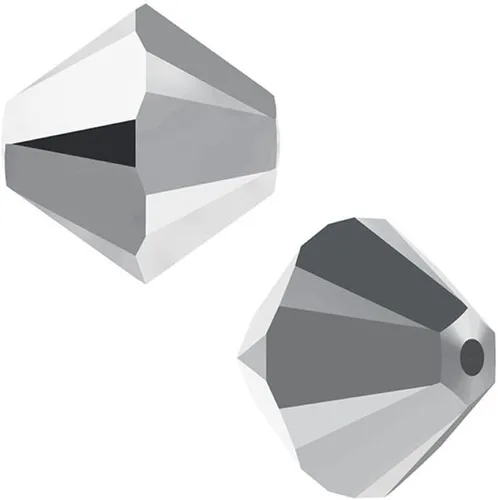 Miniatura 81 de 100 piezas auténticas Preciosa de 3 mm (0,12 pulgadas) cuentas sueltas de cristal bicono facetado pequeño amatista púrpura compatibles con cristales