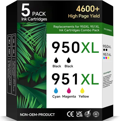 Miniatura 7 de Tinta de impresora 21XL 22 XL de repuesto de alto rendimiento para cartuchos de tinta HP 21 22 Paquete de 2 cartuchos de tinta 21 22 XL