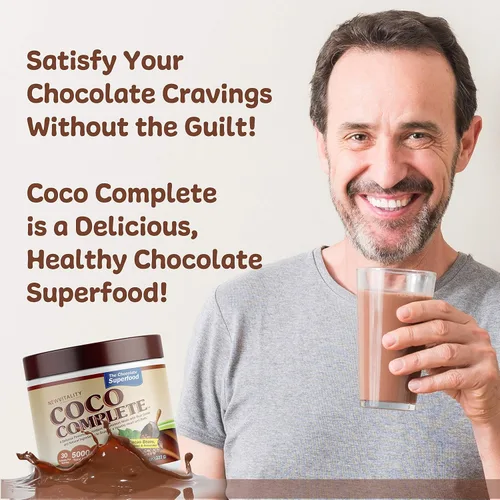 Miniatura 4 de New Vitality Coco Complete - Suplemento en polvo superalimento que aumenta el sistema inmunológico y el metabolismo, apoyo energético, sin azúcar