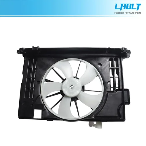Miniatura 5 de Ventilador de refrigeración del radiador 163630T020 TO3115181 1647123030 Reemplazo para Corolla 2014-2019 12V Negro