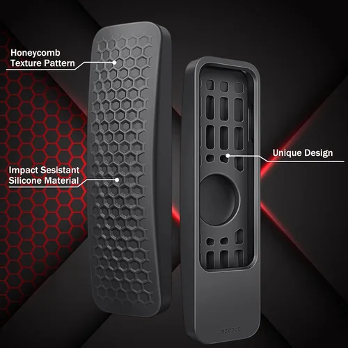 Miniatura 3 de Fintie Funda protectora 2 en 1 para Apple TV Siri Remote y AirTag 2021 2022, ligera, antideslizante, a prueba de golpes, para control remoto Apple