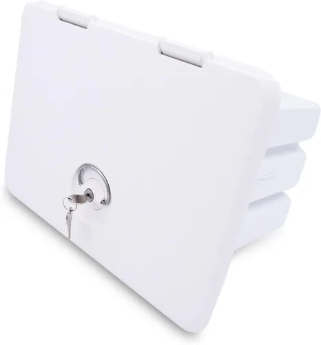 T-H Marine - Caja de aparejos de sellado seguro para barco - Compartimento de cubierta incluye 3 bandejas de señuelos Plano - Los sellos dobles