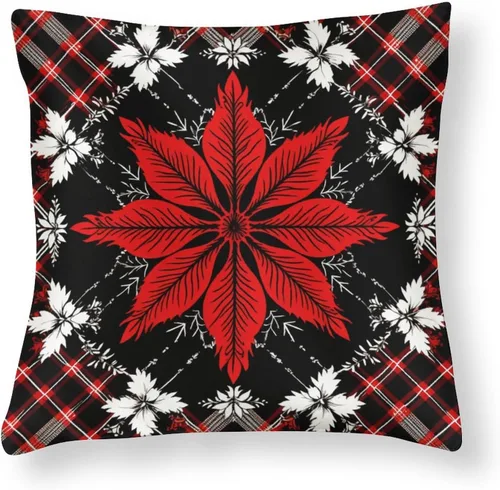 Miniatura 14 de Fundas de almohada cuadradas de satén rústico de dibujos animados con cremallera de 16 x 16 pulgadas, fundas de almohada para sofá, muebles