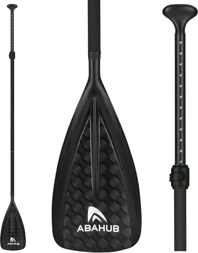 Miniatura 12 de Abahub SUP Paddles - 3 piezas ajustables de pie remo ligero para paddleboard, aleación de aluminio recubierto de poliuretano eje 68 a 84 pulgadas