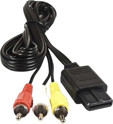 Miniatura 4 de HQRP Cable AV Multi para Nintendo Super NES/Gamecube - 3 RCA Composite Audio Video Cord, Multi Out Connector