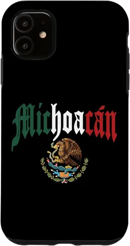 Funda para iPhone 11 Michoacán Mexico Bandera Mexicana Estado