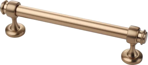 Miniatura 36 de Alzassbg - Paquete de 10 tiradores dorados cepillados para gabinete, manijas de cocina de 3 pulgadas (76mm) de centro a centro de agujero, barra