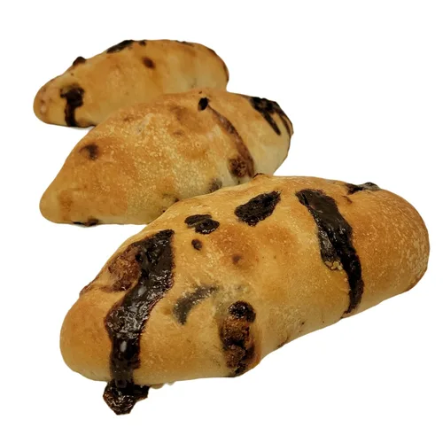 Miniatura 3 de Frank and Sal Bakery: Nuestro famoso pan de chocolate recién horneado - 3 panes completamente cocidos - Caliente y sirva.