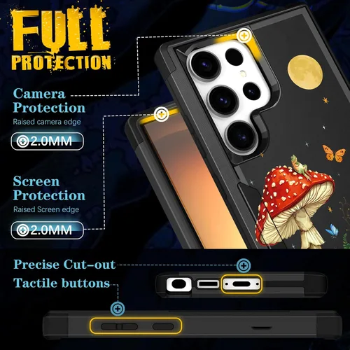 Miniatura 140 de Funda para Samsung Galaxy S22 - Funda de Teléfono para Mujeres Chicas Lindas Cubierta Diseño Único Estético Genial para Adolescentes Kawaii Fresa