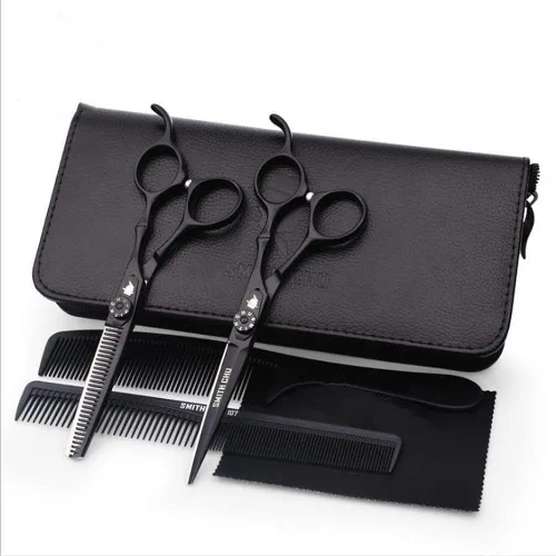 Miniatura 8 de Smith Chu JP440C - Tijeras de barbero profesional para cortar y degrafilar, de 5.5 pulgadas, tijeras para salón de belleza, 5.5 pulgadas