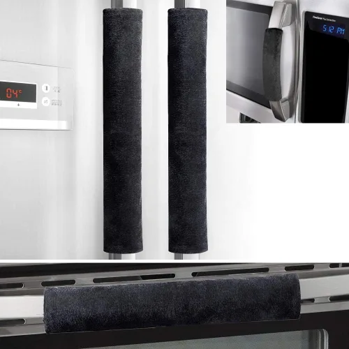 Miniatura 11 de OUGAR8 Fundas para Manijas de Puerta de Refrigerador, Mantén Tu Electrodoméstico de Cocina Limpio de Manchas, Huellas Dactilares, Goteos y Manchas