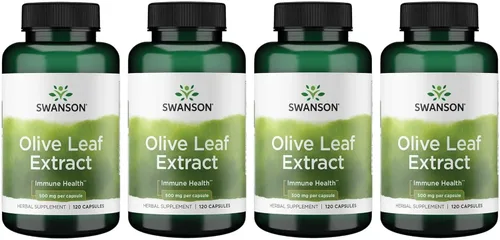 Miniatura 8 de Swanson Extracto de hoja de olivo Suplemento de salud inmune y cardiovascular para adultos que buscan apoyo inmunológico durante todo el año - 20%