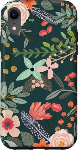 Miniatura 24 de Funda con diseño floral botánico de jardín colorido para iPhone 13