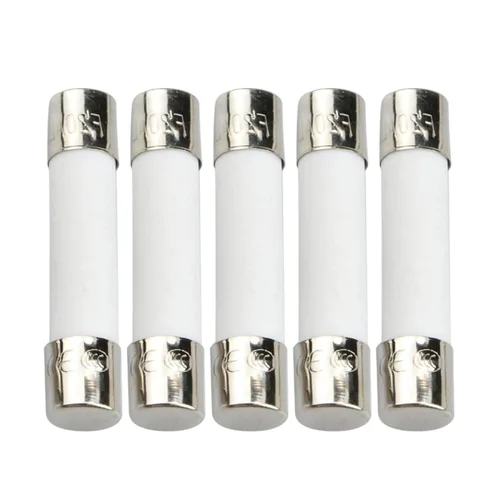 Paquete de 5 fusibles de microondas – 20 amperios 250 V de cerámica, soplado lento, 0.236 x 1.181 in, reemplazo universal para GE WB27X10388 y