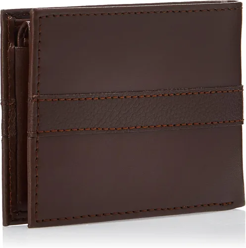 Miniatura 2 de Tommy Hilfiger Cartera de cuero genuino para hombre con múltiples ranuras para tarjetas