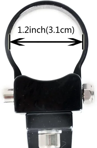 Miniatura 5 de Abrazaderas de montaje de tubo de barra de toro de 1.25 pulgadas, soportes de montaje de barra de luz LED JIUHUAN soportes de montaje para jaula