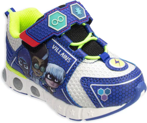 Miniatura 3 de PJ Masks Zapatos iluminados para niños pequeños zapatos deportivos con correa de gancho y bucle talla 5 a talla 10
