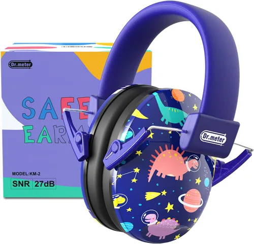 Miniatura 27 de Orejeras con cancelación de ruido del Dr.meter: auriculares con cancelación de ruido SNR27.4 con diadema ajustable, orejeras con protección auditiva