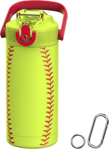 Miniatura 15 de MYFOREST - Botella de agua aislada para niños de 14 onzas / 13.5 fl oz, forro sin olor, 3D Touch No Plastic Taste, Surgical Steel - No Chemical