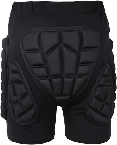 Miniatura 3 de Protección de la cadera, pantalones cortos acolchados 3D, equipo de protección transpirable para esquí, hockey, patinaje, patinaje sobre hielo.