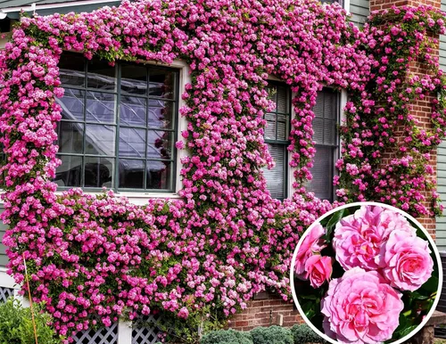 Más de 100 semillas de rosa rosa trepadoras para plantar al aire libre, planta con flores perennes para enrejados, cenadores, bordes de jardín