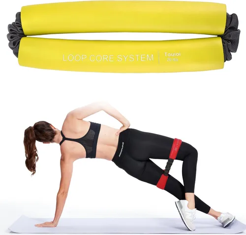 Miniatura 12 de Hip & Core System, Resistance Loop to Stretch, Core Fitness Glute Workout Bands