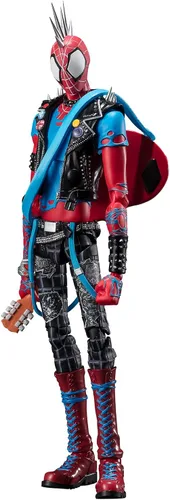 Miniatura 12 de TAMASHII NATIONS - Spider-Man: Across The Spider-Verse - Figura de acción Spider-Man Noir y Spider-Ham S.H.Figuarts