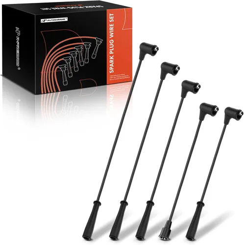 A-Premium Juego de 5 cables de bujía de encendido compatibles con Nissan Sentra 1982 y Mazda MX-6 626 1988-1992, B2000 1986, B2200 1987-1993 y