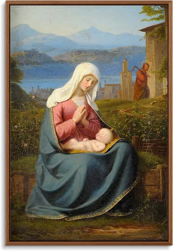 Miniatura 34 de Cuadro en lienzo con marco flotante para pared - El triunfo del cristianismo sobre el paganismo de Gustave Doré - 16 x 24 pulgadas