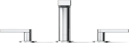 Miniatura 9 de KOHLER Compuesto K-73060-4-CP Grifo de lavabo de baño de 2 manijas con montaje de drenaje de metal en cromo pulido