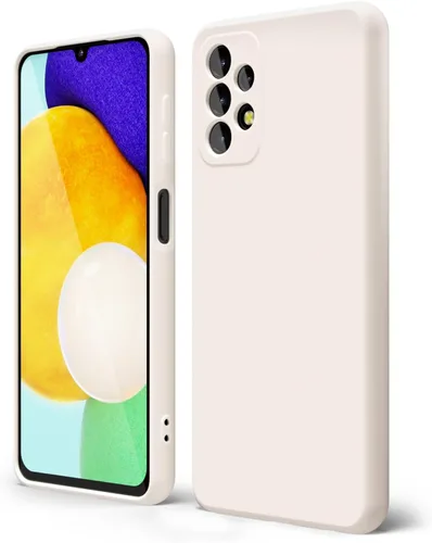 Miniatura 199 de oakxco Funda para teléfono Samsung Galaxy A12 con agarre de silicona líquida, linda delgada fina suave cubierta de gel de goma TPU lisa para mujeres