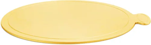 Miniatura 3 de 100 piezas de 3.1 pulgadas de mini tableros para pastel y mousse, base para cupcakes dorada de 8 cm