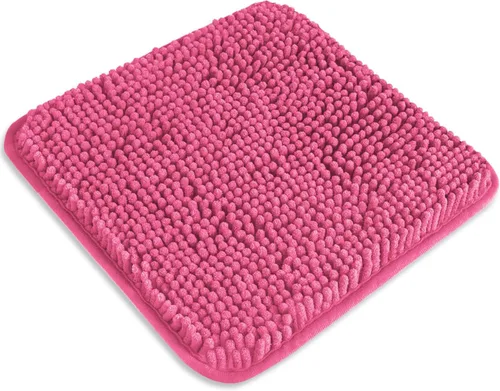 Miniatura 32 de Alfombra de baño pequeña de 12 x 18 pulgadas, lavable y absorbente, antideslizante, alfombra de baño de felpilla gruesa y suave para baño, ducha