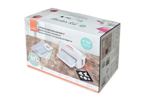 Miniatura 8 de Bira - Kit de iniciación de máquina de troquelado y estampado en relieve ajustable de 9 pulgadas, apertura de 9 pulgadas, papel, tela y otros