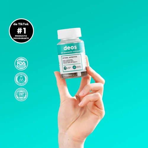Miniatura 2 de DEOS Suplemento desodorante interno – Desodorante de cuerpo completo para la salud intestinal, salud de la piel, desintoxicación y apoyo a