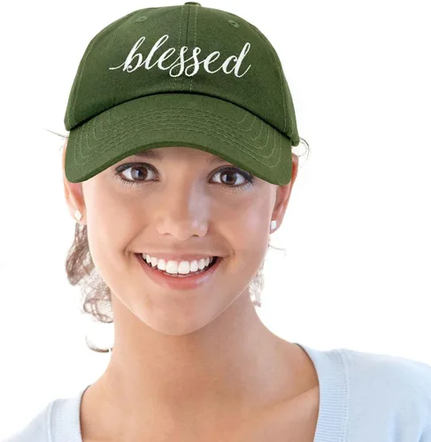 Miniatura 5 de DALIX Blessed - Gorra de béisbol de algodón suave para mujer