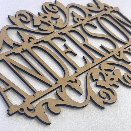 Miniatura 3 de Letrero de nombre de metal personalizado, para colgar al aire libre, puerta delantera, nombre familiar, monograma de jardín, letrero de regalo