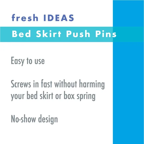 Miniatura 3 de Levinsohn Textile FRE-751-XX-ASST-XX Fresh Ideas Pines para falda de cama, set de 12