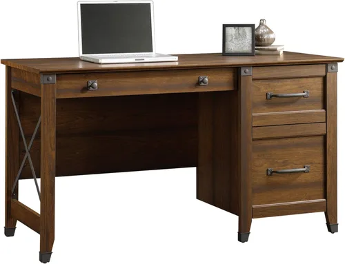 Sauder Carson – Escritorio forjado cerezo Washington, Madera