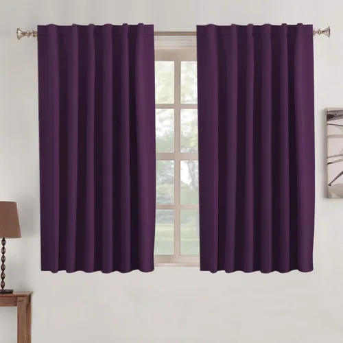 Miniatura 14 de Turquoize Cortinas Opacas para Tratamiento de Ventana con Trabillas Traseras para Sala de Estar/Dormitorio, Tratamientos de Ventana con Aislamiento