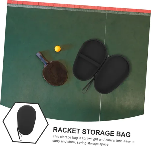Miniatura 4 de BESPORTBLE The Tote Bag Organizador Raqueta de tenis de mesa Bolsa de paddle Bolsa de murciélago Bolsa portátil Raqueta Paddle Case Pingpong Funda
