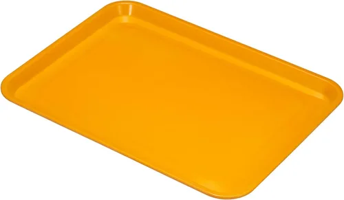 Miniatura 14 de PATIKIL Bandeja de comida rápida de 12 x 8 pulgadas, bandeja rectangular reutilizable reciclable multiusos para restaurante, cocina en casa