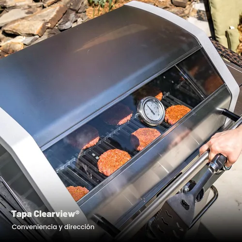 Miniatura 7 de Monument Grills - Parrilla convertible más grande de 4 quemadores de gas natural, parrilla de propano estilo gabinete de acero inoxidable, controles