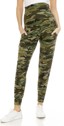 Miniatura 181 de Leggings Depot Pantalones de maternidad para mujer, sobre el vientre, pantalones deportivos casuales para descansar