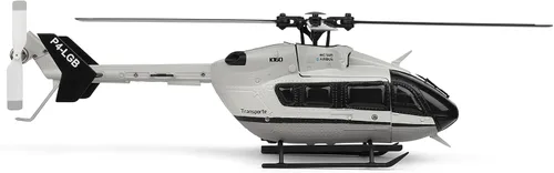 Miniatura 3 de Helicóptero Wltoys K160, helicóptero de rescate EC-145 de 4 canales con motor sin escobillas y giroscopio 6G, retención de altitud, mosca de un solo