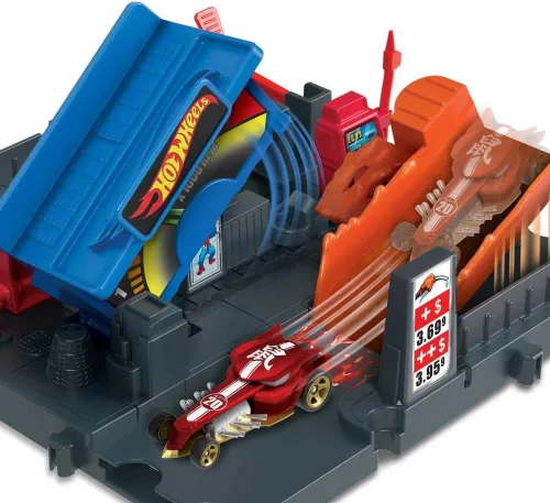Miniatura 5 de Hot Wheels Estación de cambio de gasolinera Essence Tankstelle
