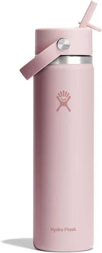 Miniatura 112 de Hydro Flask Botella de agua – Acero inoxidable aislado – Tapa flexible con popote de boca ancha, antiderrames, a prueba de fugas y recargable en 32