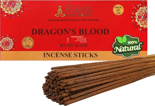 Miniatura 67 de Bless International varillas de incienso 100 % natural hechas a mano, sumergidas a mano, el mejor aroma Incienso y mirra