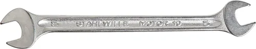 Miniatura 14 de Stahlwille 40032022 Llaves dobles de extremo abierto, motor n.º 10, tamaño 0.787 x 0.866 in, ángulo de desplazamiento de 15 grados, métrico, grado